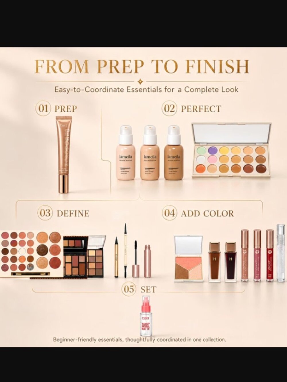 All in One Full Face Makeup Set - Picture 5 of 12